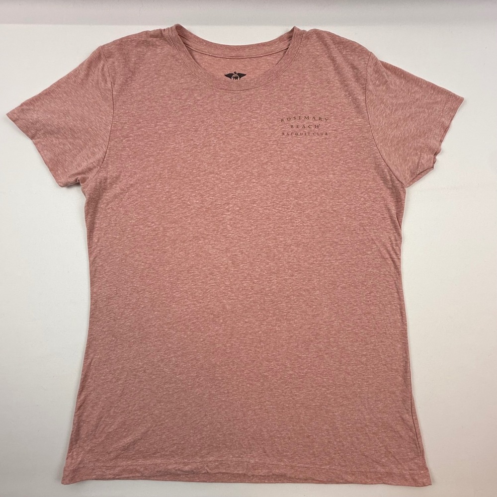 Imperial Rosemary Beach Racquet Club Tennis Graphic Tee Heather Pink XL